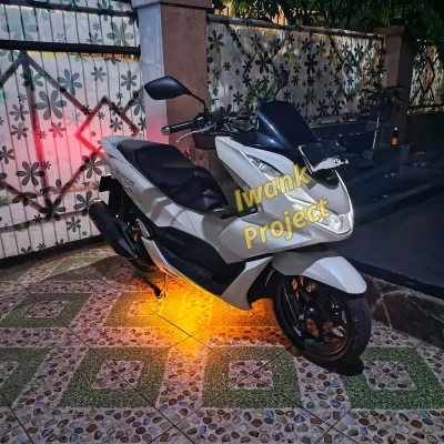 PAKET LAMPU KOLONG MOTOR + KABEL + SAKLAR Termurah