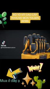 BỘ TÔ VÍT 19 MÓN TOLSEN 20183