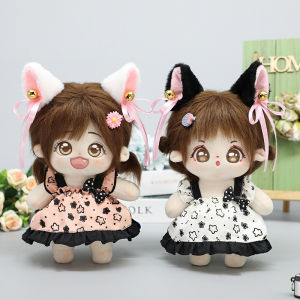 Cute Plush Doll Headwear 20cm Cotton Cat Ear Animal Ear Hairband for Dolls Fresh out Fashionable Hair Accessories