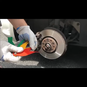 Brake Pad Thickness Gauge Tool 2mm-12mm Feeler Gauge Car Brake Lining Thickness Meter Alat Ukur Brek