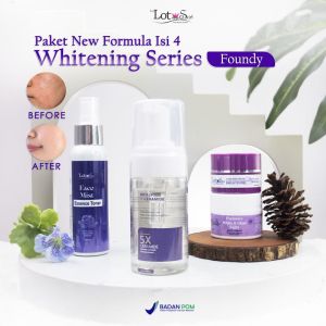 Lalotuskin Exclusive Paket New Formula For Whitening Sunscreen Cream Brightening + Serum Brightening