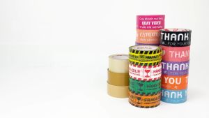 BK - 6 cuộn băng keo đóng hàng khổ lớn - Nhiều loại - Băng dính trong đục băng keo in hàng dễ vỡ