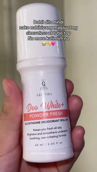 can i take glutathione tablets without doctor consultation [ WHITENING DEODORANT ROLL ON ] Greenika DeoWhite Glutathione Deodorant  Whitening Anti Hair Growth Deo Roll On Naturally Whiten Dark Underarms  Prevents Hair Growth Effective Antiperspirant Underarm