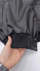 Áo Khoác Varsity Da Pu Local Brand Cosmic Vision City Cycle nam nữ form rộng oversize