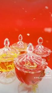 Đèn ly [combo 2ly]  kiểu có nắp cao 11cm  | Nến ly cao cấp [Combo 2ly] để bàn thờ | Đồ cúng đồ phong thủy