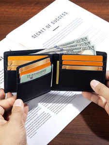 SIFULUN | Slim Leather Multi-Card Wallet Photo Holder Billfold