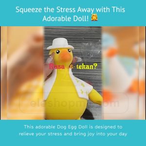 Berdandan kreatif mainan picit itik lantunan perlahan penyahmampatan artifak bolong mainan picit itik