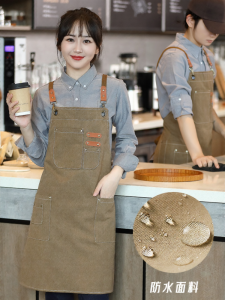 FAYILANG | Waterproof Oil-Resistant Apron Thick Canvas Custom Logo Printing