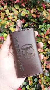Dompet STNK Kulit Sapi Logo Mobilio Warna Coklat-Garansi 1 Tahun