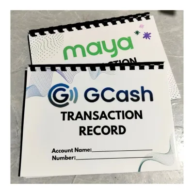 GCash MAya Transaction record A5 size 50 pages Notebook