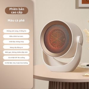 Quạt Làm Nóng Mặt Bàn Nhỏ Sun Small O2971 Dùng Trong Phòng Ngủ Văn Phòng Ký Túc Xá Quạt Làm Nóng Điện PTC 500W Cấp Điện Áp 36V