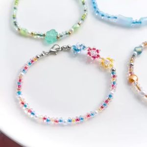 150Pcs 4x2mm Core‑dyed Glass Abacus Beads Mixed Color Flat Round Spacer Beads for Bracelet Necklace DIY Jewelry Making Supplies