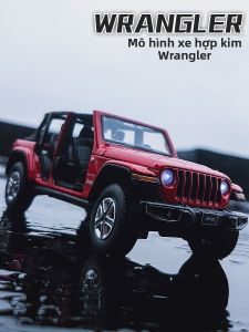 HUIYAO | Alloy Made Jeep Wrangler Sahara Model Car with Steering Shock Absorption Features Collectible Children Simulation