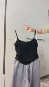 Set đồ nữ basic set 3 món mặc hè áo trong 2 dây kèm áo khoác ngoài tay dài mix quần dài rộng