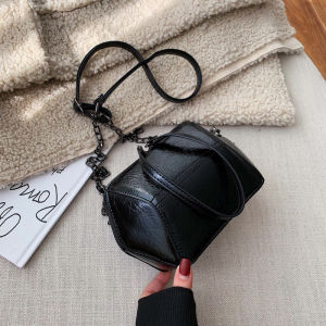 Fashionable Mini Chain Shoulder Bag Womens Stylish Crossbody Bag New 2024 Trendy Bag Popular Internet Celebrity Bag