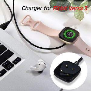 USB Plug Charger Dock For Fitbit Versa 4/Versa 3/Sense 2 1 Magnetic Charging Cable For Fitbit Versa 4 3/Sense 2 1 Charger