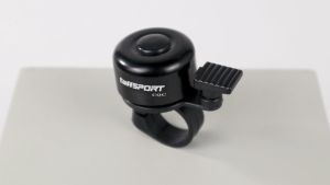 Bell Sepeda Vintage Stainless Steel Klakson Bel Safety Cycling Horn Onthel Warna Hitam