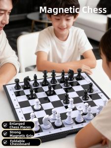 QILEYUAN | Portable Magnetic Chess Set for Children Parent-child Interactive Table Game