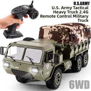 LIWAN | 6WD RC Military Truck Model Children Toy 2.4G