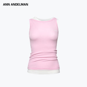 ANN ANDELMAN | False Two-Piece Sleeveless Vest