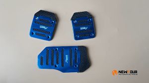 R SPORTS Cover Aluminium Pedal Gas Rem & Kopling Mobil - XB-373