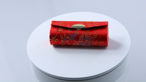 Eshylala HOT Retro Brocade Embroidered Flower Design Lipstick Case Holder Box with Mirror