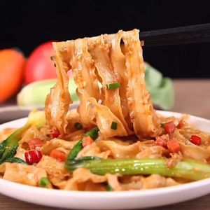 เส้นก๋วยเตี๋ยวจีนไขมัน0% เส้นบะหมี่โซบะ250/400g