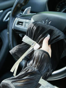 XUANXUAN | Loose Summer Brick-Embedded Sunshade Sleeve Covers Stylish Hand Exposure Ideal For Cycling Driving Young Womens Long Sleeve