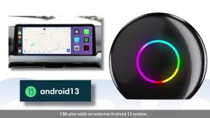 ATOTO CB6 CarPlay Agent Ai Box Android 13 8G+128G QCM 8-Core Android Auto AdapterPlug & Play CarWave Car Smart Box with AI DriveChat GPS Track 4G LTE