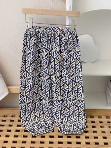Childrens Mosquito-Resistant Cotton Silk Pants Thin Summer Home Pants Girls Boy Baby Sleepwear Comfortable Breathable Moisture-Wicking