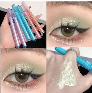 Gilding Shimmer Liquid Eyeshadow Brightening Lying Silkworm Highlight Stick Eye Cosmetic Long Lasting Shiny Makeup Illuminator