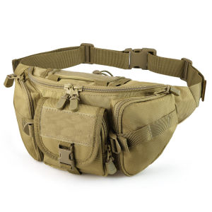 Outdoor Waist Bag Mens Tactical Waterproof Molle Camouflage Hunting Hiking Climbing Nylon Mobile Phone Belt Pack Combat Bags