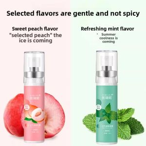 MONLEYTA | Probiotic Oral Freshener Spray Mint Peach Flavor Male Female Version Bad Breath Eliminator Essential Tool For Men And Women