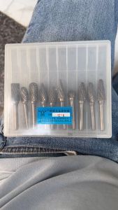 Bộ 10 Cây Mũi Mài Khắc Làm Lũa Hợp Kim VONFRAM Cán 6mm Size 6-8-10-12mm JIN YING PAI