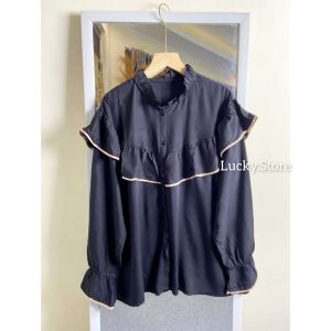 ZOLA Rufle Blouse Polos Rayon Twill