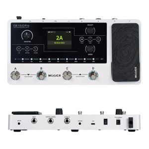 Mooer | MOOER Multi Effects Pedal GE150 Pro Guitar Amp Modelling With 4 Footswitches Built-in 9 Hrs Battery IR Loader Guitarra Parts