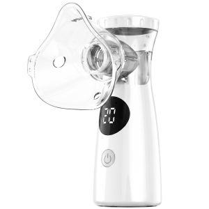 Digital Display Outdoor Portable Atomizer Kids Adult Emergency Device Nebulizer Silent Mesh Aid Kit Handheld Asthma Inhaler