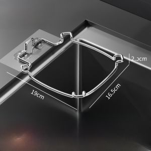 Stainless Steel Kitchen Sink Strainer Waste Disposal Filter Drain Net Dishwashing Vegetable Basin Water Drainage Tools