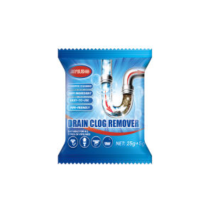 Jaysuing ที่ขจัดอุดตันท่อระบายน้ำอ่างที่ทำความสะอาดอุดตันผงที่ขจัดอุดตันระบายน้ำที่ทำความสะอาดท่อระบายน้ำผงขจัดคราบน้ำห้องครัวอุปกรณ์ทำความสะอาดบ้านล้างสิ่งอุดตัน (6ชิ้น)