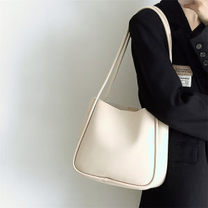2026 NEW ARRIVAL stylish minimalist leather shoulder tote bag with free pouch