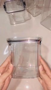 KONTAINER KOTAK TOPLES KEDAP UDARA AKRILIK PENYIMPANAN SNACK MAKANAN KULKAS