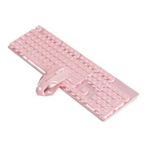 EWEADN | Silent Pink Attractive Keyboard Set