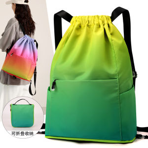 Foldable Dual-Shoulder Bag Casual Simple Style Large Capacity Travel Bag Lightweight Waterproof Sports Fitness Bag for Men And Women