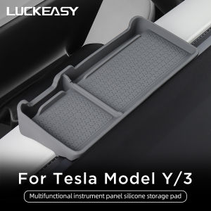 For Tesla Model 3 Model Y Car Instrument Panel Storage Box Center Control Screen Rear Storage Tray Car Sorting Accessories 2023