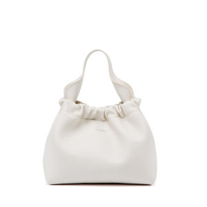 Neeley Summer Cloud Handbag Genuine Leather Womens Shoulder Crossbody Bag Soft Leather Bucket Bag Stylish Casual Tote Bag