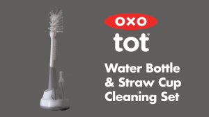 OXO Tot Water Bottle and Straw Cup Cleaning Brush Set