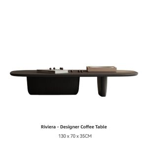 Tide leader | Wabi-sabi Style Black Solid Wood Square Minimalist Personality Low Coffee Table