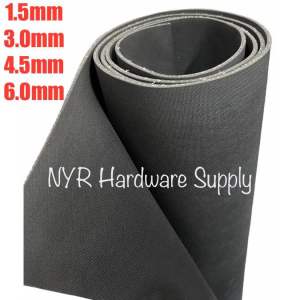 Black Rubber Sheet With Cotton Inside ( 1mtr width ) 1.5mm 3mm 4.5mm 6mm Getah Gasket