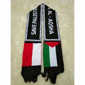 Syal Palestina Bolak Balik Dan 1 Layer Rajut Komputer
