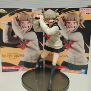 Bandai | 18cm Boku no Hero Academia Anime Figure Toga Himiko Action Figure Combat Stance Figurine PVC Collection Toys Birthday Gifts